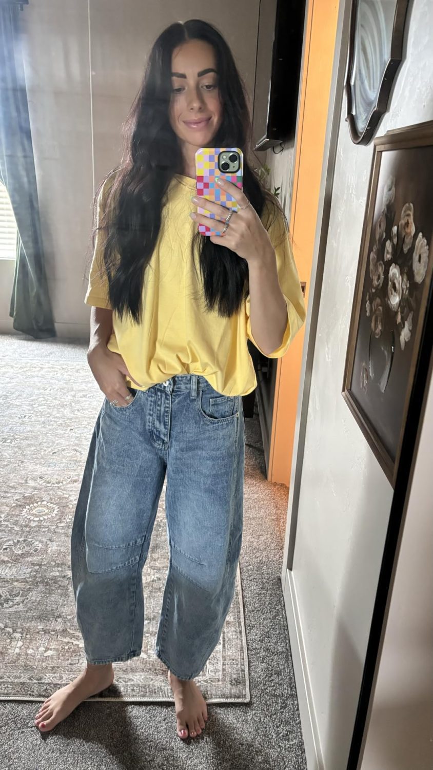 Loose Cotton Tunic summer outfit ideas