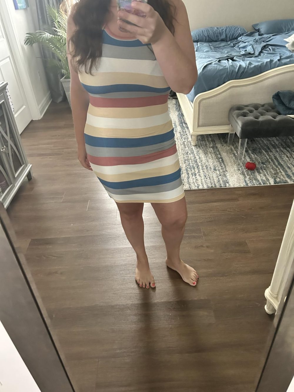 Ribbed Tank Dress Summer Outfit Ideas