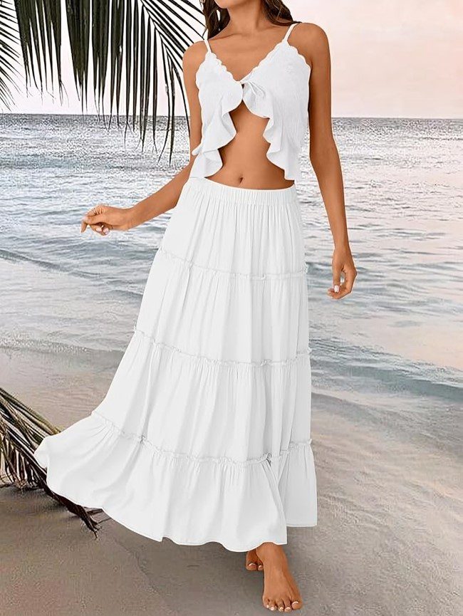 long skirt outfits for summer modest