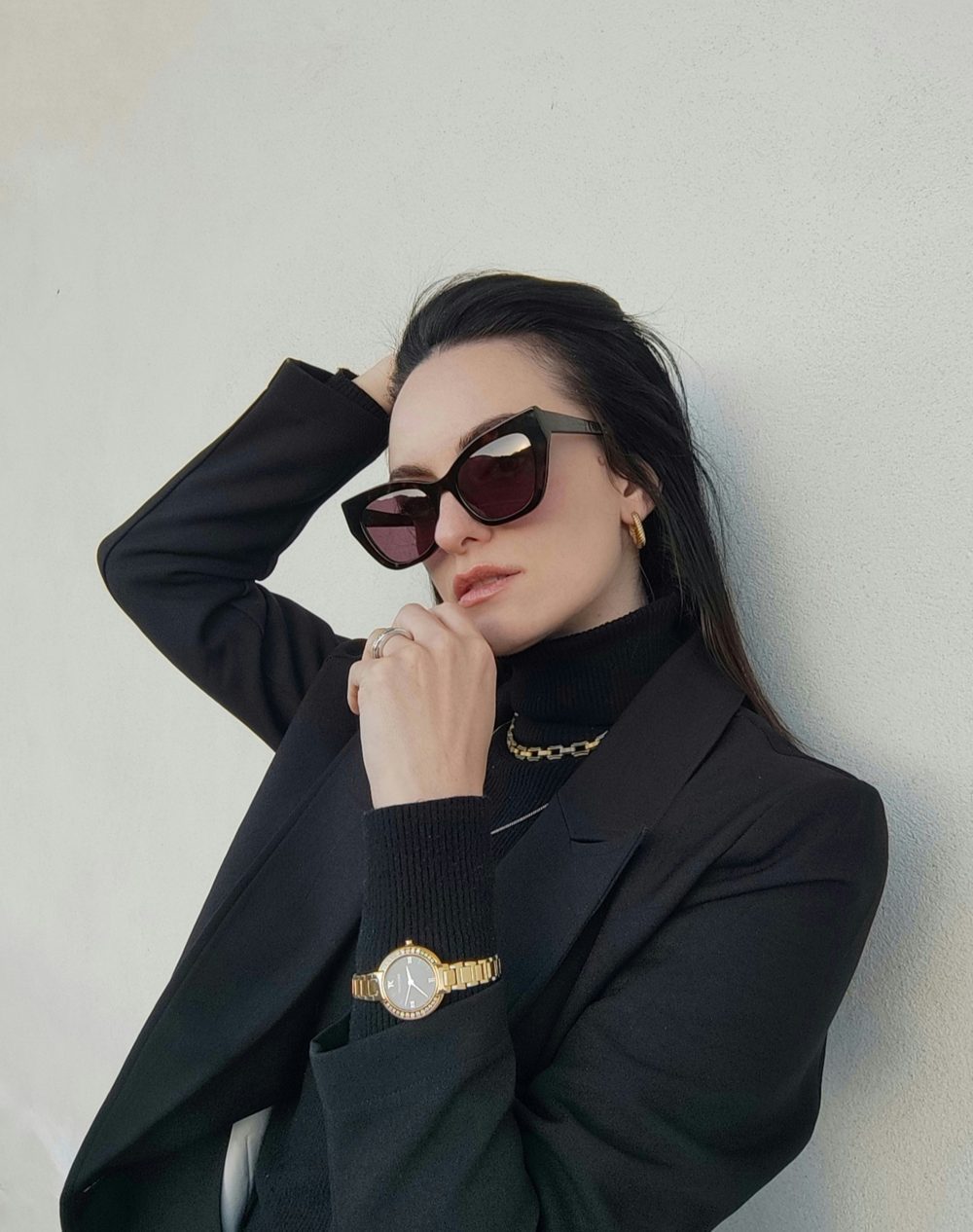 business casual outfits for women black